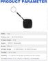 Key Finder,Item Finder Works with Apple Find My (iOS only), Smart Bluetooth Tracker for Suitcase, Bags, Wallets,Pets and More. Replaceable Battery...