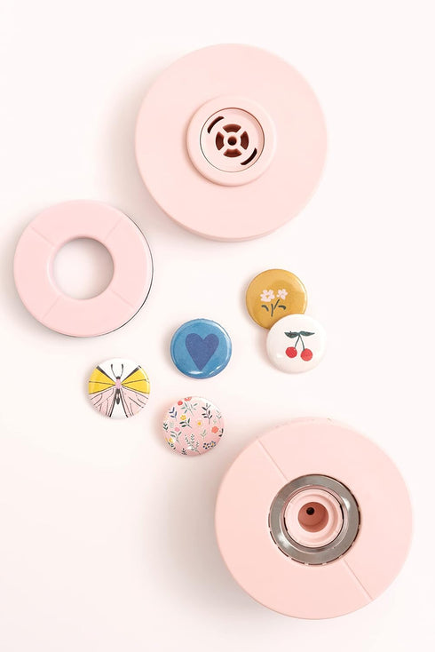 We R Memory Keepers Button Press Circle Insert Small, Makes 25mm DIY Buttons, Perfect for Backpacks, Purses, Bags, and More, Use with Favorite Fab...