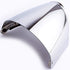Flip Shield Visor for 3-Snap Motorcycle Half Open Face Helmets (Chrome Mirror)...