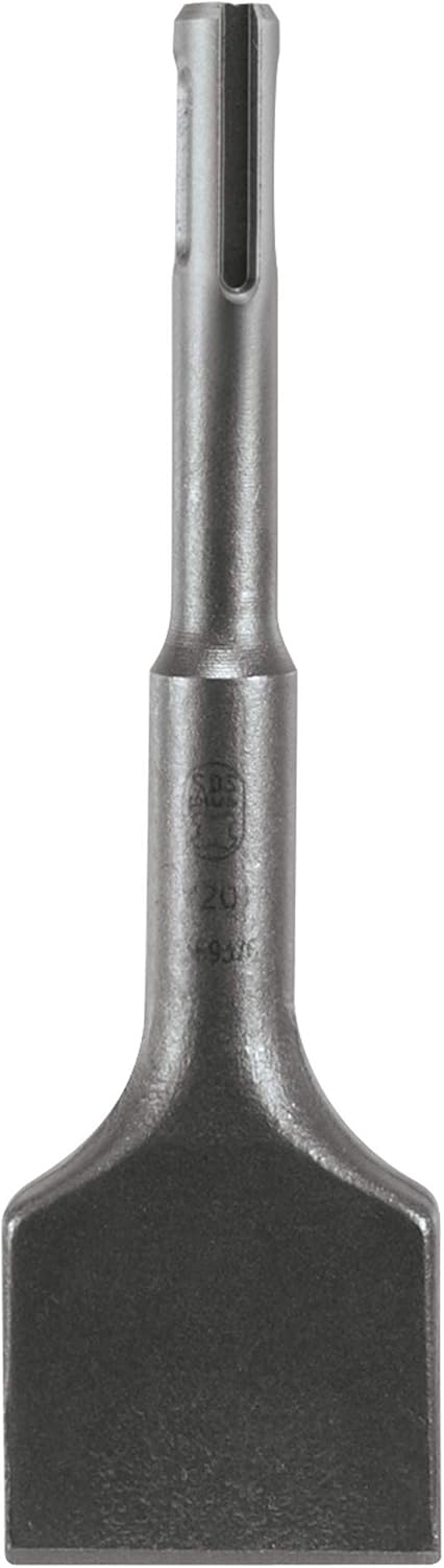 BOSCH HS1485 1-1/2 In. x 5-3/4 In. Stubby Scaling Chisel SDS-plus Bulldog Hammer Steel, Silver...