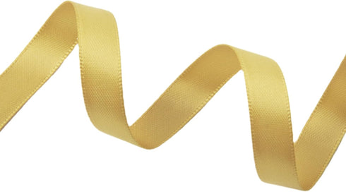 3/8 Inch Double Face Satin Ribbon Gold Ribbon for Gift Wrapping Hair Bows Making Chair Sash Valentine's Day Wedding Birthday Party Invitation Deco...