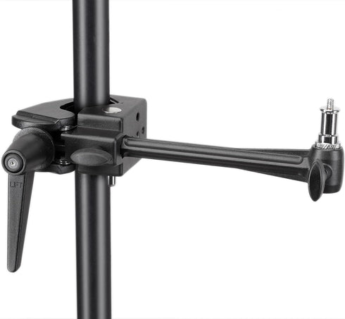 PHOCUS 6" Extension Arm with Universal Adapter Spigot for Super Clamp for Mounting Photo Studio Light, Strobe, LED Light or Camera...