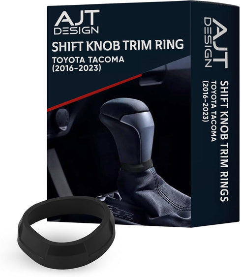 AJT DESIGN Shift Knob Trim Ring for 2016-2023 Tacoma - Black...