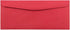 JAM PAPER #10 Business Colored Recycled Window Envelopes - 4 1/8 x 9 1/2 - Red Recycled - 50/Pack...