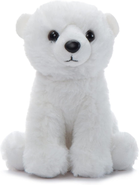 The Petting Zoo Polar Bear Stuffed Animal Plushie, Gifts for Kids, Wild Onez Babiez Zoo Animals, Polar Bear Plush Toy 6 inches...