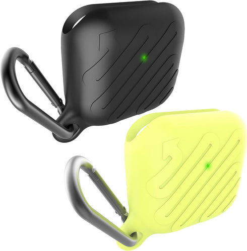 Waterproof Case for Airpods 3rd Generation (Black and Night Glow)...