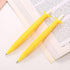 2Pc Yellow Banana Fruit Cute Writing Supplies Kids Gifts Drawing Students Mechanical Pencil Press Pens Automatic Stationery Pencils...