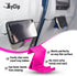 The SkyClip Airplane Cell Phone Back of Seat Inflight Tray Table Clip and Sturdy Phone Stand, Compatible with iPhone, Android, Tablets, and Reader...