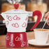 Fdit Coffee Maker, Aluminum Alloy Mocha Coffee Pot Stove Coffee Maker Percolator Cafetiere Tools For Home Office(S)...