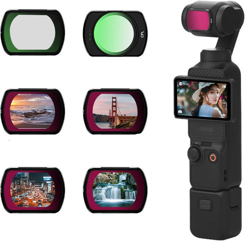 Magnetic ND Filter Compatible with DJI Osmo Pocket 3 Camera Lens ND32 Filter for Osmo Pocket 3 Accessories Waterproof Scratch-Resistant(ND32 Filte...
