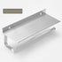 BESy Paper Towel Holder Wall Mounted for Kitchen 13 Inch, Bathroom Tissue Roll Hanger with Mobile Phone Storage Shelf,Space Aluminum, Wall Mount w...