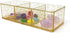 Isaac Jacobs Clear Acrylic 3 Section Organizer- Three Compartment Drawer Tray and Storage Solution for Office, Bathroom, Kitchen, Supplies, and Mo...