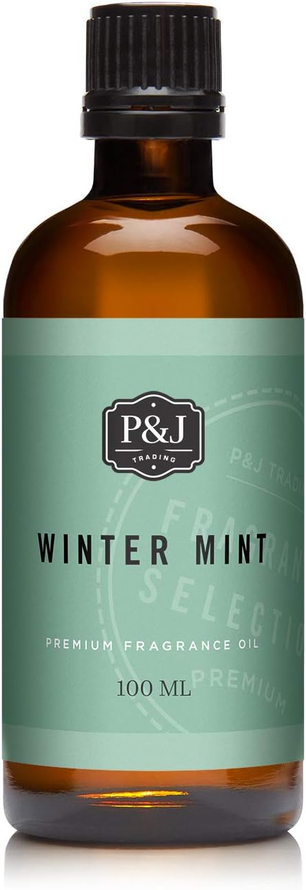 P&J Trading - Winter Mint Scented Oil 100ml - Fragrance Oil for Candle Making, Soap Making, Diffuser Oil...