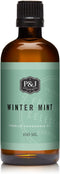 P&J Trading - Winter Mint Scented Oil 100ml - Fragrance Oil for Candle Making, Soap Making, Diffuser Oil...
