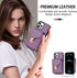 Compatible with iPhone 14 Pro Max 6.7 inch Wallet Case Crossbody Strap Leather Zipper Credit Card Holder Clasp Stand Cell Phone Cover for iPhone14...