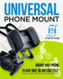 Bike & Motorcycle Phone Mount - for iPhone 14 Pro (13, 12, SE, Plus/Max), Galaxy s22 or Any Cell Phone - Universal Handlebar Holder for ATV, Bicyc...