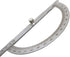 Haidong Angle Measuring Instrument Stainless Steel Protractor 0-180 Degree Rotary Arm Measuring Ruler Woodworking Degree Protractor?15cm?1PCS...
