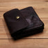 1 Pcs Leather Zipper Coin Purse Wallet With Card Slots,Snap Leather Coin Pouch, Coin Organizer, Change Holder,Card Case, Leather Zipper Storage Ba...