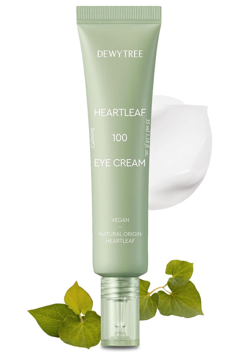 DEWYTREE Heartleaf 100 Eye Cream | Korean Eye Cream w/Rice Extracts & Quinoa Seed Extracts | Hydrating Eye Cream for Dark Circles and Puffiness | ...