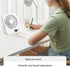 Desk Fan 5 Speeds/180° Adjustable/Wall Hang/Rechargeable Mini Fan?USB Fan Silent Powerful?Wireless Bedside Fan?Portable Fan for Bedroom,Office,Lib...
