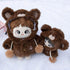 niannyyhouse 10cm 20cm Plush Doll Clothes Bear Pig Cat Hoodie Jumpsuit Jacket Soft Stuffed Plush Accessories (a2, 10cm)...