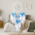KHOYIME LED Light Up Dream Catcher Half Circle Moon Decor with Lights Handmade Feather Dreamcatchers for Bedroom Bohemian Home Decor Wedding Ornam...