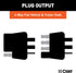 CURT 58304 4-Pin Flat Wiring Harness, 12-Inch Vehicle-Side and Trailer-Side Wires...
