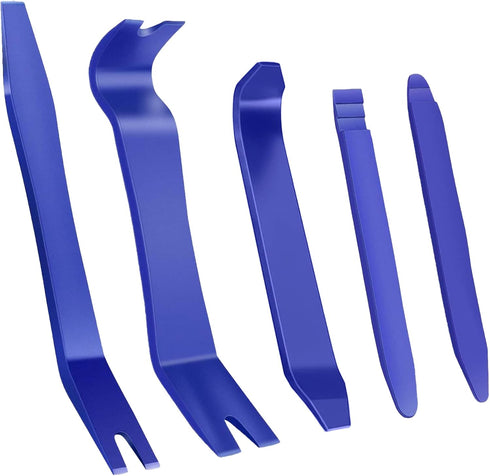 XBRN Trim Removal Tool - 5Pcs Trim Removal Tool Set,Car Pry Tool Kit, Car Panel Door Audio Trim Tool Kit for Vehicle Dash Radio Audio Installer...