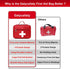 Gatycallaty First Aid Bag Empty Emergency Treatment Medical Bags Multi-Pocket for Home Office Car Traveling Hiking Trip (Medium)...