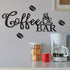 Metal Coffee Bar Sign Rustic Coffee Hanging Décor for Coffee Bar Metal Coffee Wall Art for Coffee Bar Home Office Kitchen(Coffee Bar and Bean Styl...