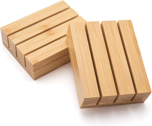 Purawood Premium Bamboo Knife Block Inserts – 2 Pack – Compatible Expandable Drawer Organizer & Utensil Organizer, Cutlery Tray with Dividers for ...
