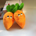 Orange Vegetable Carrot Shape Chewing Plush Toy for Pets,Dog Cat Plush Bite Squeaker Pet Interaction Toy,Dogs...