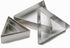 SK Triangle Shape Cookie Cutter Set, Stainless Steel, 5-Piece, Small(2.7in)...