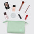 Makeup Bag For Purse Travel Cosmetic Bags for women PU Leather Portable Versatile Make Up Bag with Shell Shape (Small-Green)...