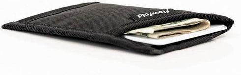 Flowfold RFID-Blocking Wallet Card Holder Wallet Recycled Material Minimalist Wallet - Durable Slim Front Pocket Wallets Made in USA...