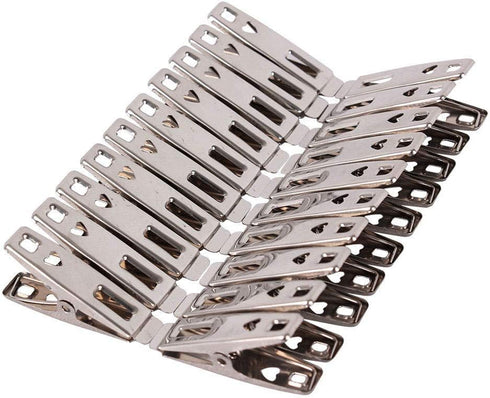 Towel Clips 40 Pack Metal Clothes Pins,Stainless Steel Clothespin Clips for Drying Socks,Hanging Clips,Heavy Duty Clothes Pin,Metal Clips for Craf...