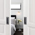 Ravinte 4 Pack Black Sliding Closet Door Handles Black Flush Pulls 5.9in Length Recessed Finger Pulls for Sliding Barn Door Sqaure Cabinet Pulls S...