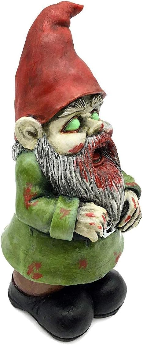 G150027 Zombie Walking Dead Gnome Garden Statue Sculpture...