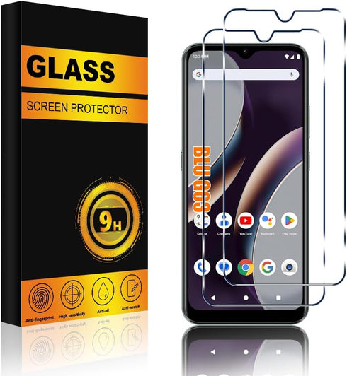?2 PACK? BLU G63 Screen Protector with 9H Hardness Anti-Scratch Bubble Free Easy Installation Tempered Glass Screen Film...