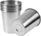 EVERMARKET 6 Pack 8 Ounce 230ml Stainless Steel Cups Shatterproof Pint Drinking Cups Metal Drinking Glasses for Kids and Adults...