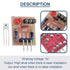 4 Pcs Laser Receiver Sensor Module Non-Modulator Tube Laser Detection Module for Arduino with 4 Pcs 5V KY-008 650nm Laser Transmitter Sensor Modul...