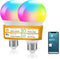 Smart Light Bulbs, Color Changing Light Bulb Work with Apple HomeKit, Alexa and Google Home Assistant 9W WiFi Dimmable LED Light Bulbs 850LM RGB L...