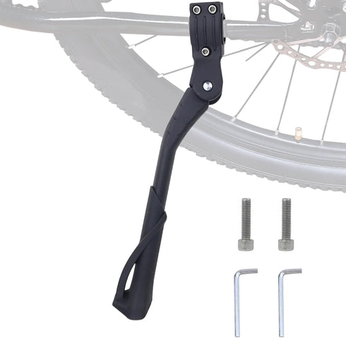 Bike Kickstand Adjustable for 26-29 Inch Aluminum Alloy Bicycle Kick Stands for Adult Bikes Black...