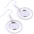 20pcs 12mm Cabochon Earring Setting Tray Blanks with Hoop Charms DIY Bezels for Earrings Making Supplies...