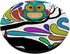 Colorful Owl Animal Nocturnal Ornithology Bird Lover Gift PopSockets Swappable PopGrip...