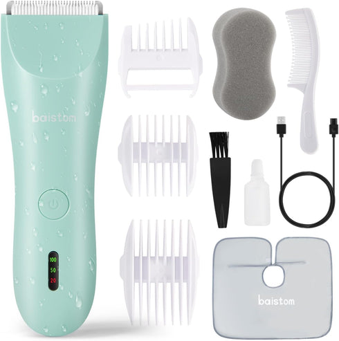 Baby Hair Clippers, Quiet & Dual-Mode Hair Cutting for 0-12, Waterproof Rechargeable & Cordless Hair Trimmer for Infant Toddler & Kids...