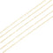 Chain for Permanent Jewelry, Necklace Chains for Jewelry Making 16.4 Feet Gold Stainless Steel Paperclip Chains Permanent Jewelry Starter Kit Jewe...