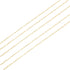 Chain for Permanent Jewelry, Necklace Chains for Jewelry Making 16.4 Feet Gold Stainless Steel Paperclip Chains Permanent Jewelry Starter Kit Jewe...