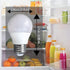 3-Watt Cool Light for KitchenAid Refrigerators, 40W Equivalent, 120V E26 Cool White 6000K, A15 Energy Saving Appliance Bulbs, 2-Pack...
