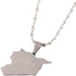 Stainless Steel Syria Map Flag Pendant Necklaces Syrians Jewelry...